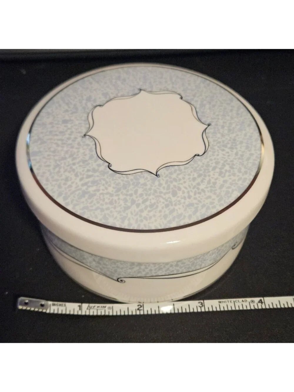 Wedgwood Venice Bone China Trinket Box With Lid Original Box